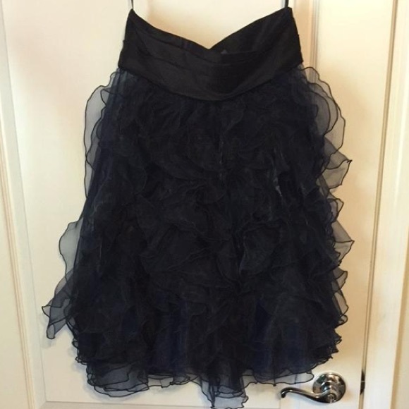 Zac Posen Black Dress with Removable Navy Skirt - Picture 7 of 8